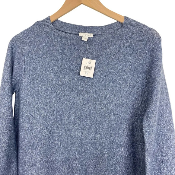 J. Jill Blue 3/4 Sleeve Pullover Sweater XS - Picture 2 of 7